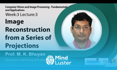 Lec 9 Image Reconstruction from a Series of Projections