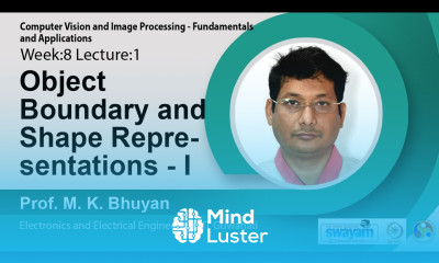 Lec 26 Object Boundary and Shape Representations I