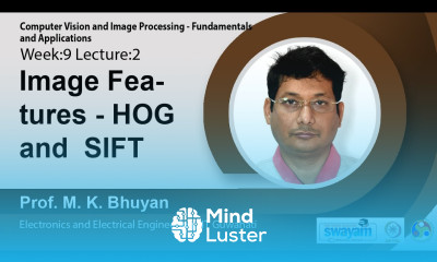 Lec 29 Image Features HOG and SIFT