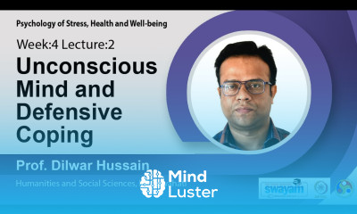 Lec 11 Unconscious mind and defensive coping