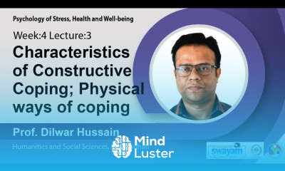 Lec 12 Characteristics of constructive coping Physical ways of coping