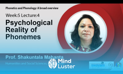 Lec 18 Psychological reality of phonemes