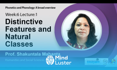 Lec 19 Distinctive features and natural classes