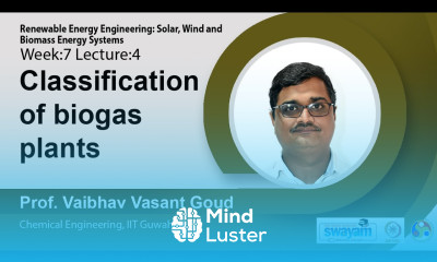 Lec 23 Classification of biogas plants