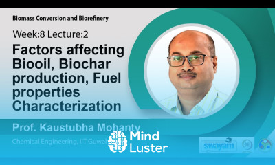 Lec 23 Factors affecting biooil biochar production fuel properties characterization