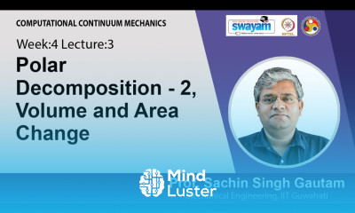 Lec 13 Polar Decomposition 2 Volume and Area Change