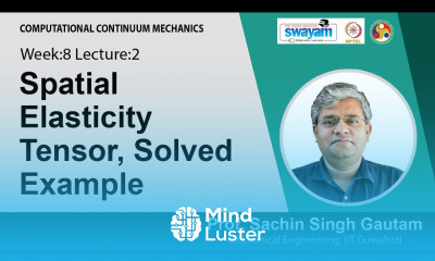 Lec 27 Spatial Elasticity Tensor Solved Example