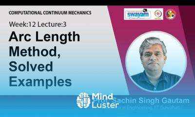 Lec 36 Arc Length Method Solved Examples