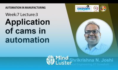 Lec 24 Application of cams in automation