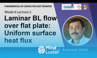 Lec 12 Laminar BL flow over flat plate Uniform surface heat flux