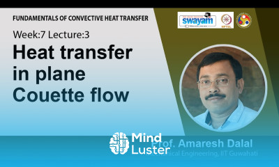 Lec 24 Heat transfer in plane Couette flow