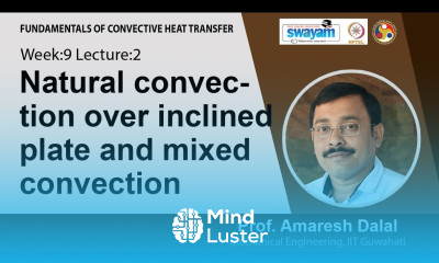 Lec 30 Natural convection over inclined plate and mixed convection