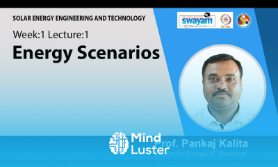 Lec 1 Energy Scenarios