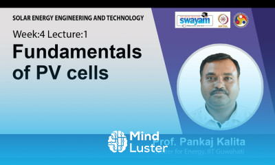 Lec 9 Fundamentals of PV cells