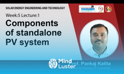 Lec 13 Components of standalone PV system