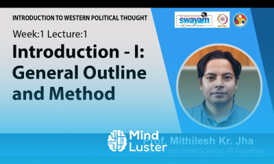 Lec 1 General Outline and Method