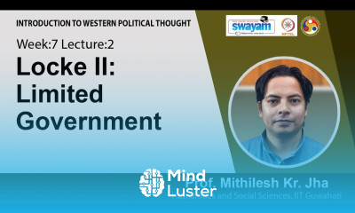 Lec 16 Locke II Limited Government