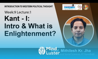 Lec 20 Kant I Intro What is Enlightenment