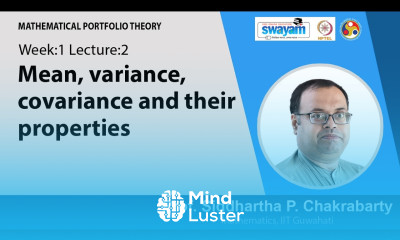 Lec 2 Mean variance covariance and their properties