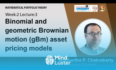 Lec 6   Binomial and geometric Brownian motion gBm asset pricing models