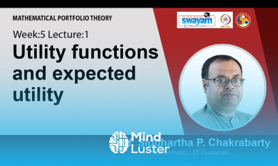 Lec 13 Utility functions and expected utility
