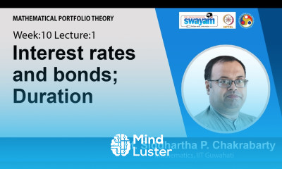 Lec 28 Interest rates and bonds Duration