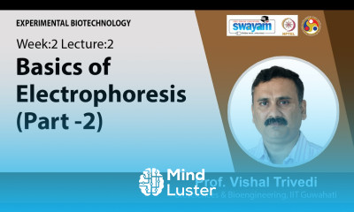 Lec 8 Basics of Electrophoresis Part 2