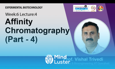 Lec 26 Affinity Chromatography Part 4