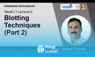 Learn Lec 44 Blotting Techniques Part 2 - Mind Luster