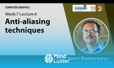 Lec 28 Anti aliasing techniques