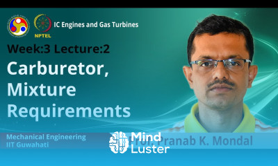 Lec 9 Carburetor Mixture requirements