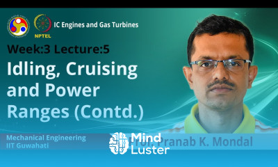 Lec 12 Idling cruising and power ranges Contd
