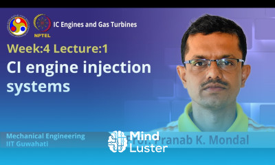 Lec 13 CI engine injection systems