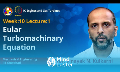 Lec 39 Eular Turbomachinary Equation