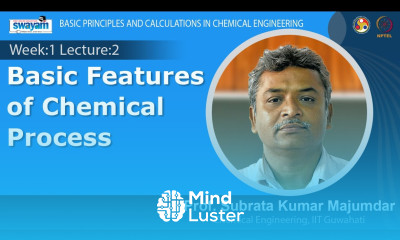Lec 2 Basic Features of Chemical Process