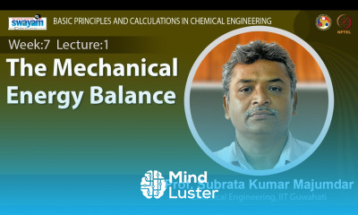 Lec 20 The mechanical energy balance