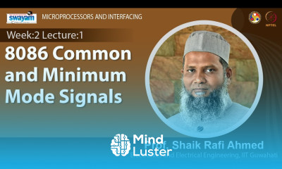 Lec 4 8086 Common and Minimum Mode Signals