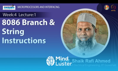 Lec 10 8086 Branch String Instructions