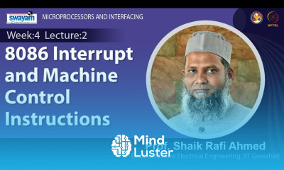 Lec 11 8086 Interrupt and Machine Control Instructions