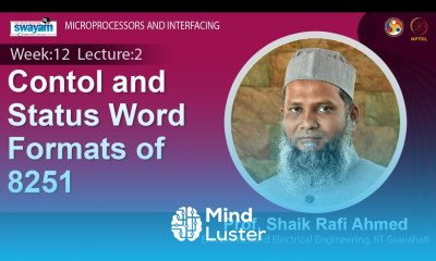 Lec 35 Contol and Status Word Formats of 8251