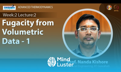 Lec 5 Fugacity from Volumetric Data 1
