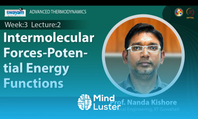 Lec 8 Intermolecular Forces Potential Energy Functions
