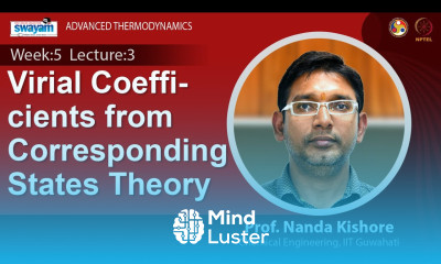 Lec 13 Virial Coefficients from Corresponding States Theory