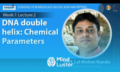 Lec 2 DNA double helix Chemical parameters