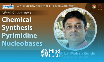 Lec 6 Chemical synthesis pyrimidine nucleobases