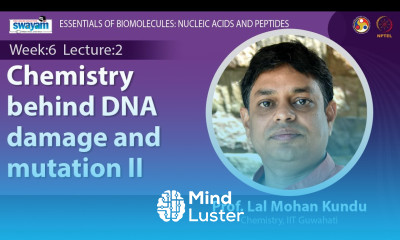 Lec 18 Chemistry behind DNA damage and mutation