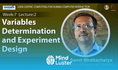 Lec 27 Variables determination and experiment design