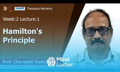 Lec 6 Hamilton s Principle