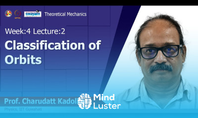 Lec 13 Classification of Orbits