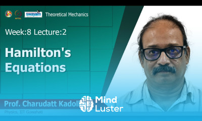 Lec 27 Hamilton s Equations